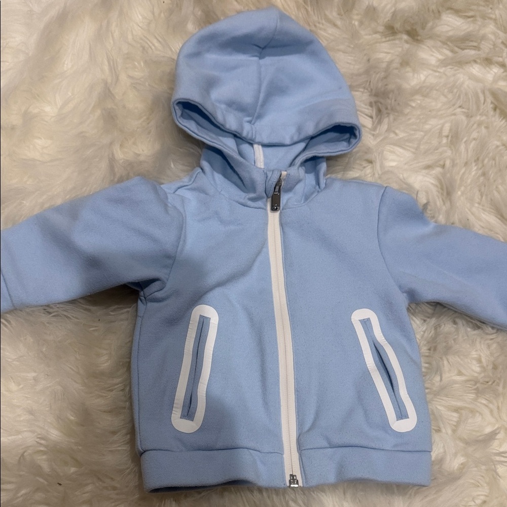 Jacadi Light Blue Kids Hoodie